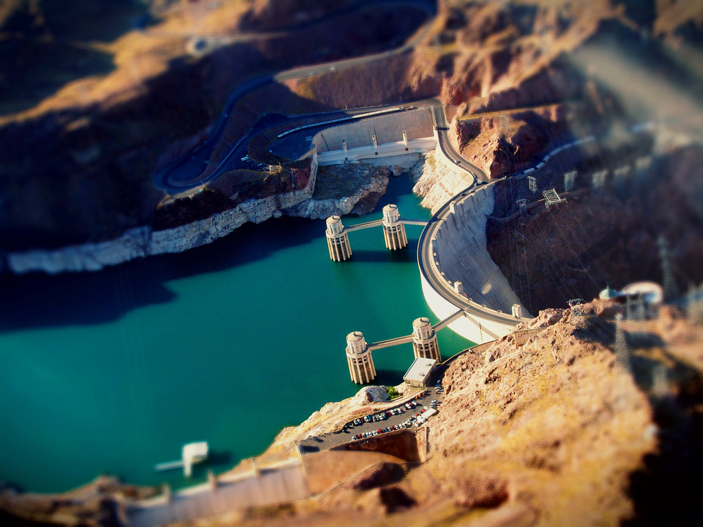 Hoover Dam Excellent Tilt Shift Photography