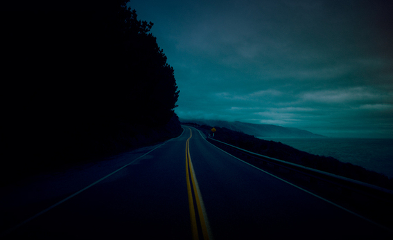 Pacific Coast Highway - Nightscape photography